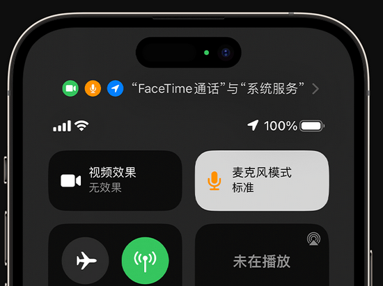 历城苹果授权维修网点分享iPhone在通话时让你的声音更清晰 