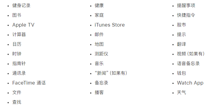 历城苹果手机维修分享iPhone 14系列机型可以卸载哪些自带的App? 