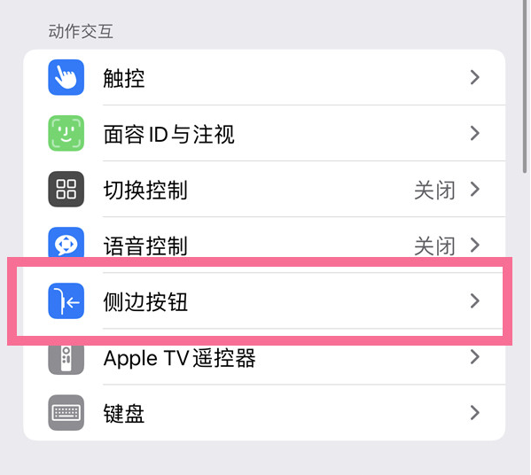 历城苹果14维修店分享iPhone14 Plus侧键双击下载功能关闭方法 